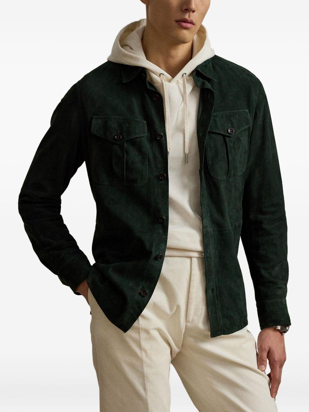 suede shirt jacket Product Image