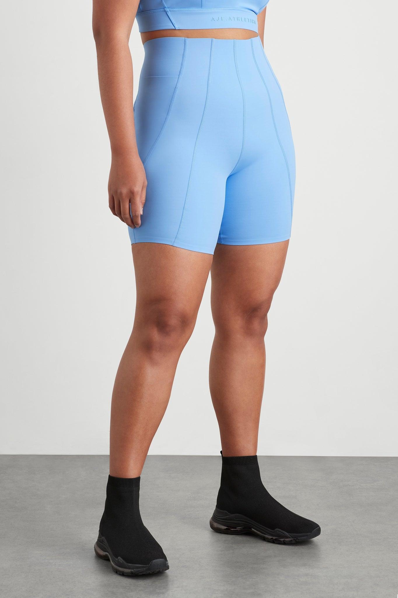 High Rise Mid Length Bike Short 615 Product Image