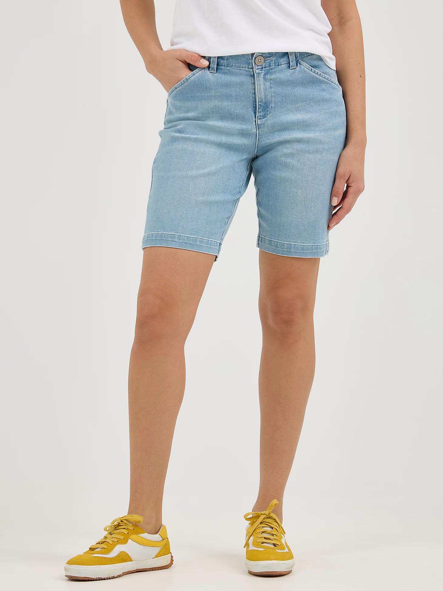 Women's Legendary Chino Denim Bermuda | Women's Denim | Lee® Product Image