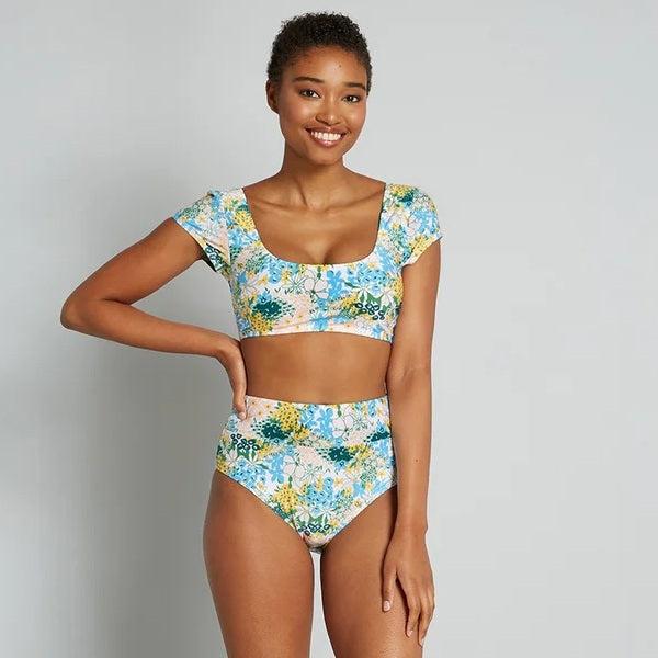 The Sara High-Waisted Bikini Bottom Product Image