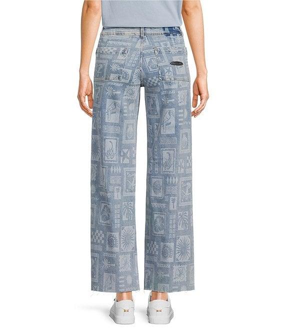 Rip Curl Beach Party Printed Holiday Stretch Denim Jeans Product Image