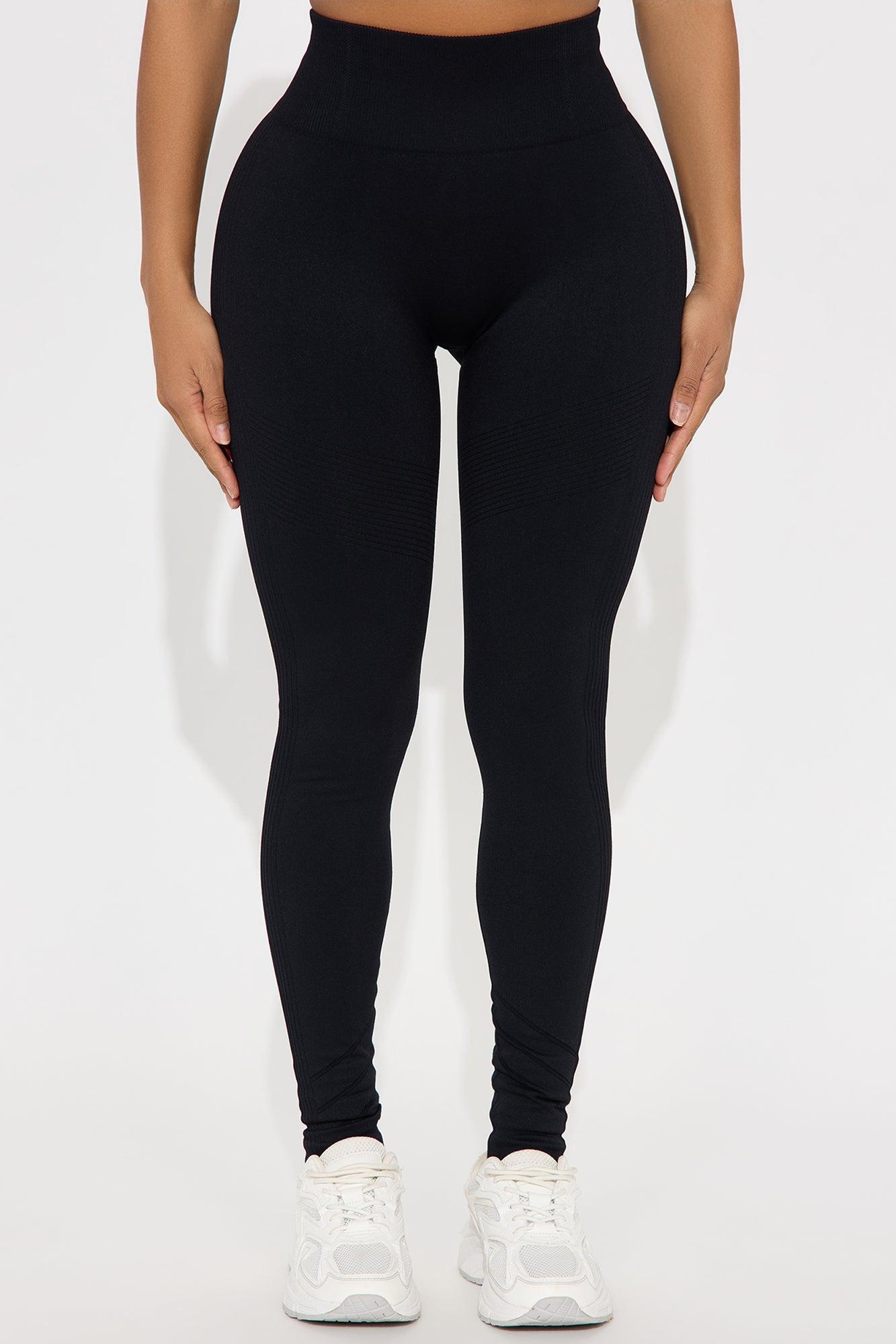 Good Stretch Seamless Active Legging - Black Product Image