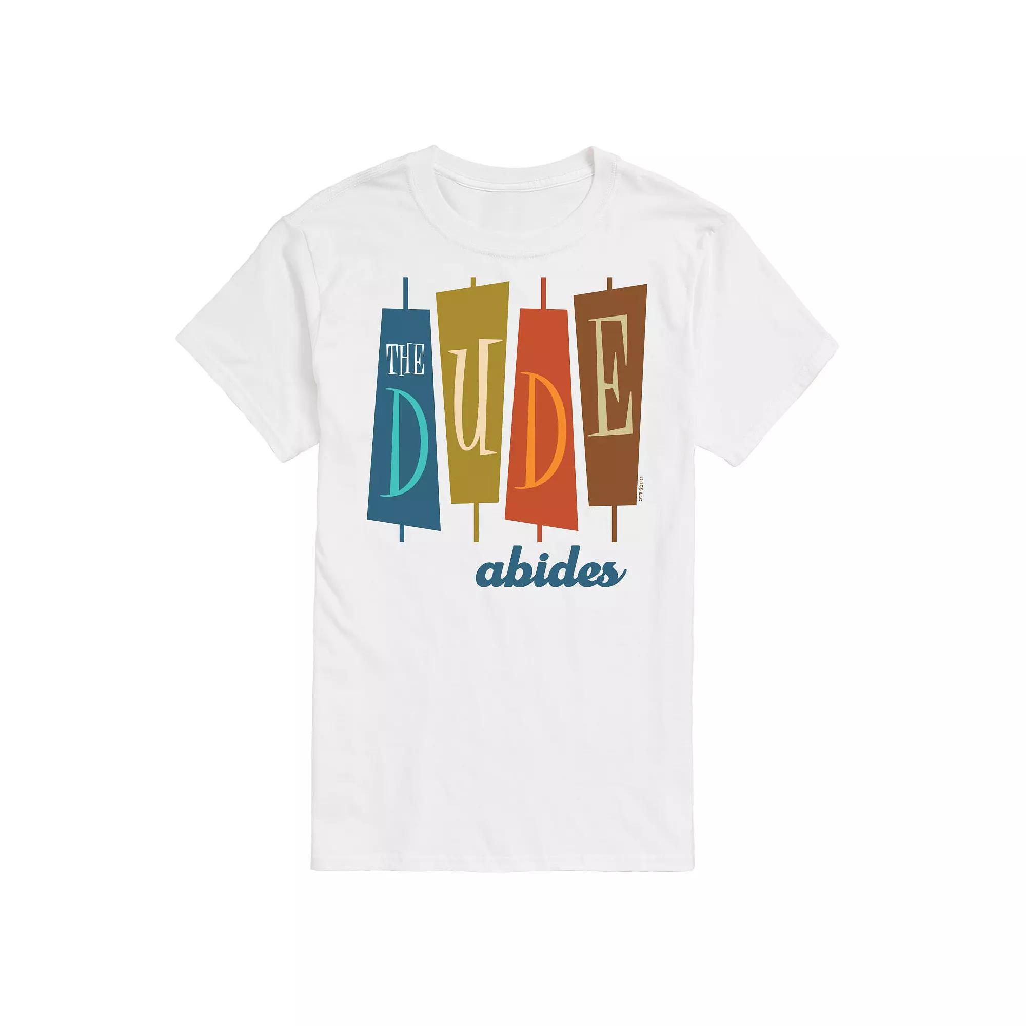 Big & Tall The Big Lebowski Retro Dude Abides Tee, Men's,  Product Image