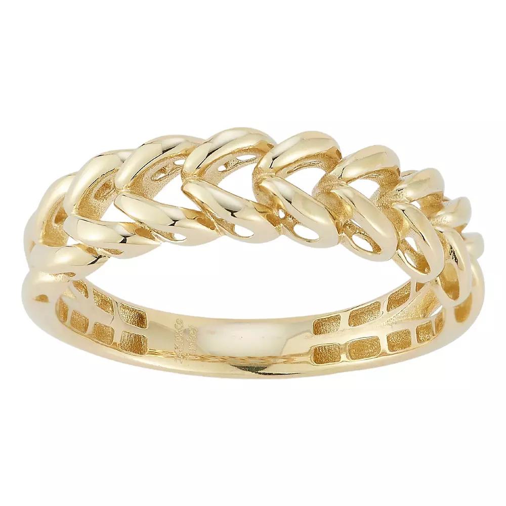 LUMINOR GOLD 14k Gold Striking Chain Link Ring, Women's, Size: 8 Product Image