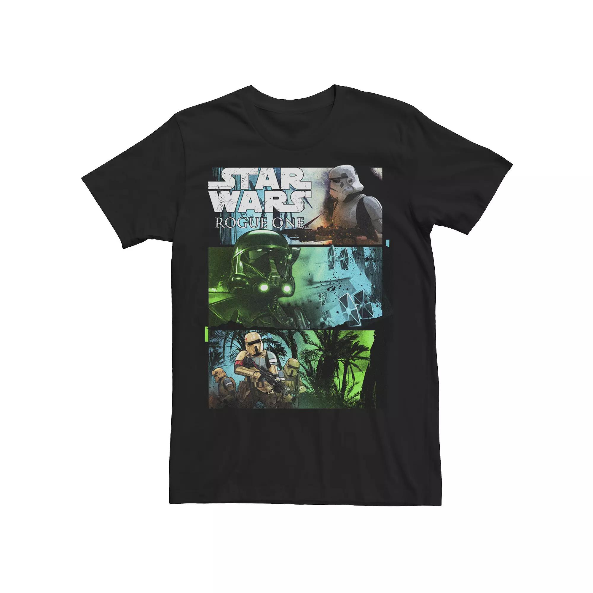 Men's Star Wars Rogue One Collage Panels Tee,  Product Image