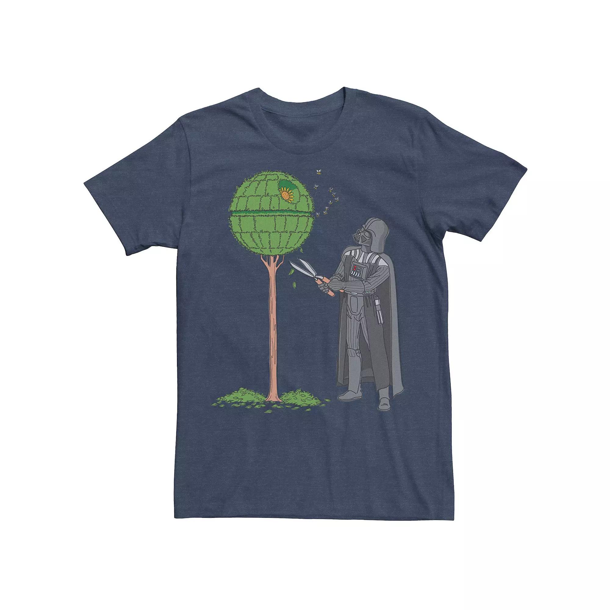 Men's Star Wars Darth Vader Death Star Topiary Tee,  Product Image