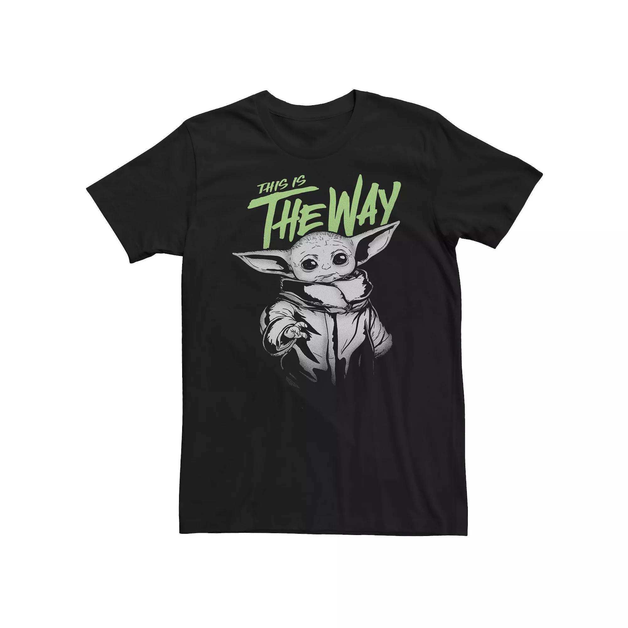 Big & Tall Star Wars The Mandalorian Grogu The Way Tee, Men's,  Product Image