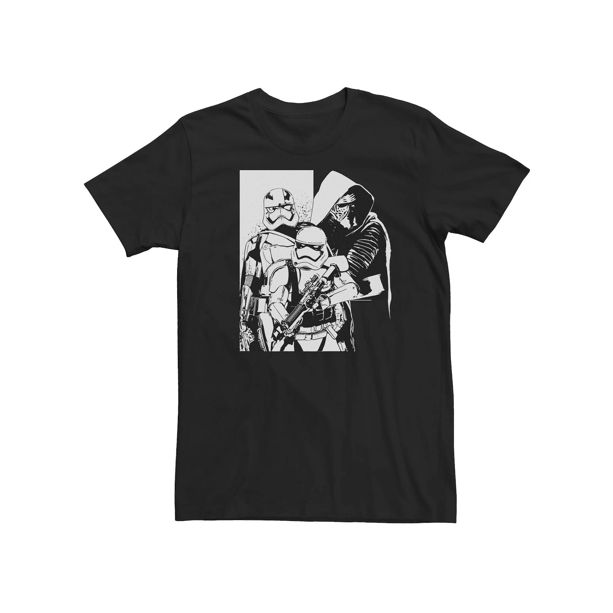 Big & Tall Star Wars Half Line Villain Poster Tee, Men's,  Product Image