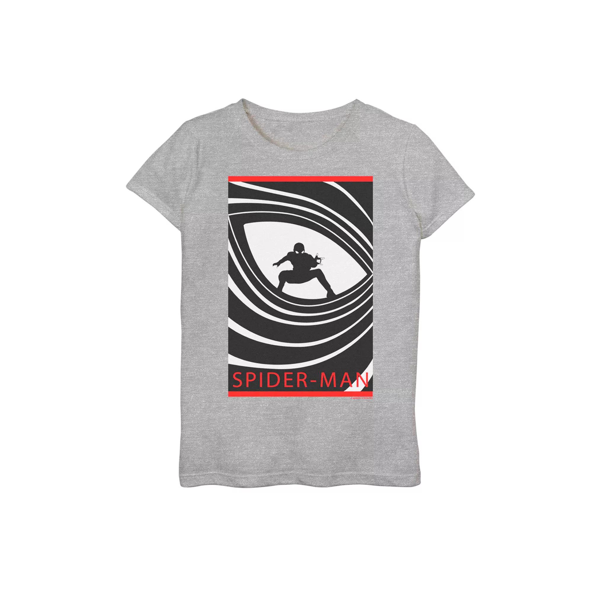 Girls 7-16 Marvel Spider-Man Far From Home Eye Poster Tee, Girl's,  Product Image