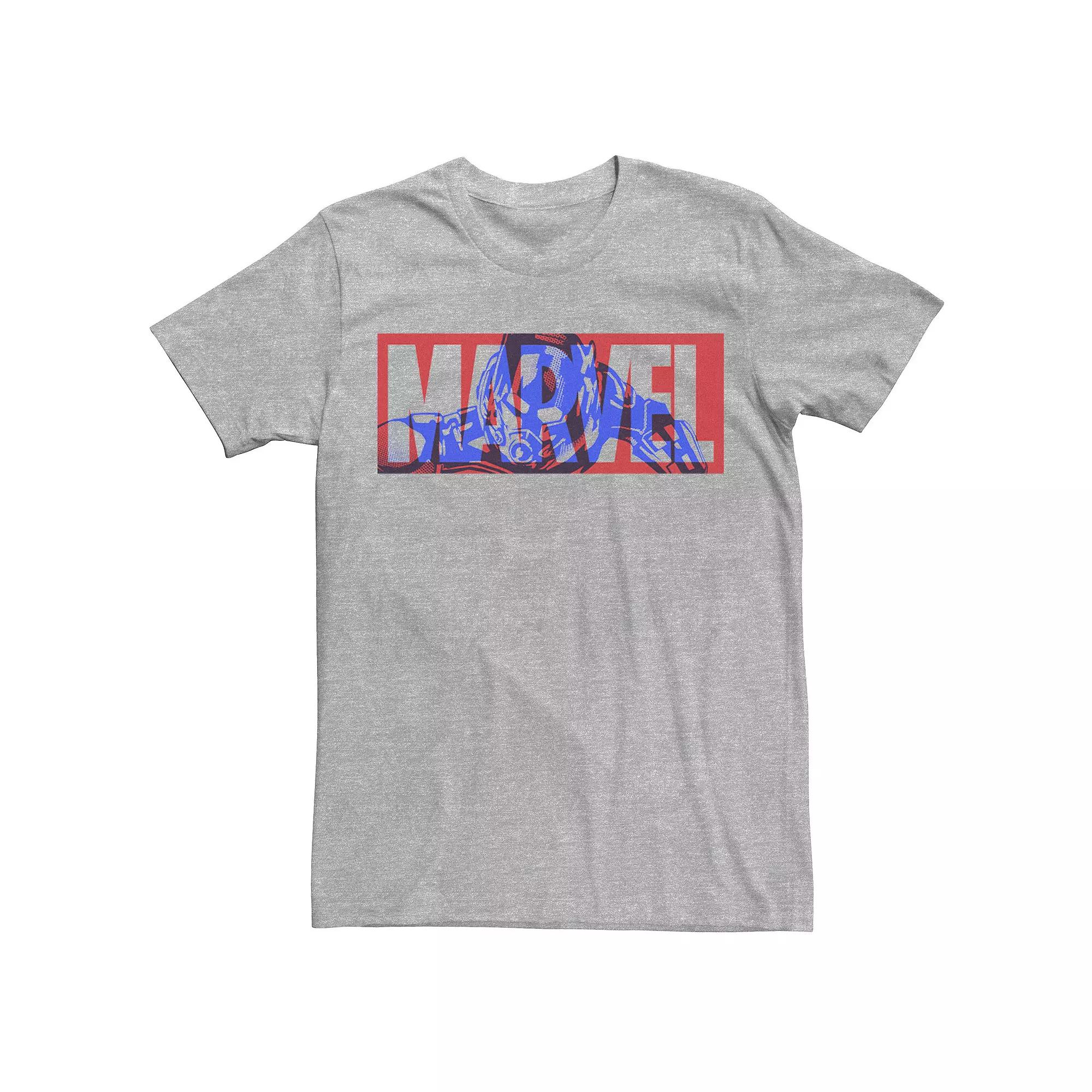 Men's Marvel Ant-Man Large Classic Movie Logo Graphic Tee, Athletic Grey Product Image