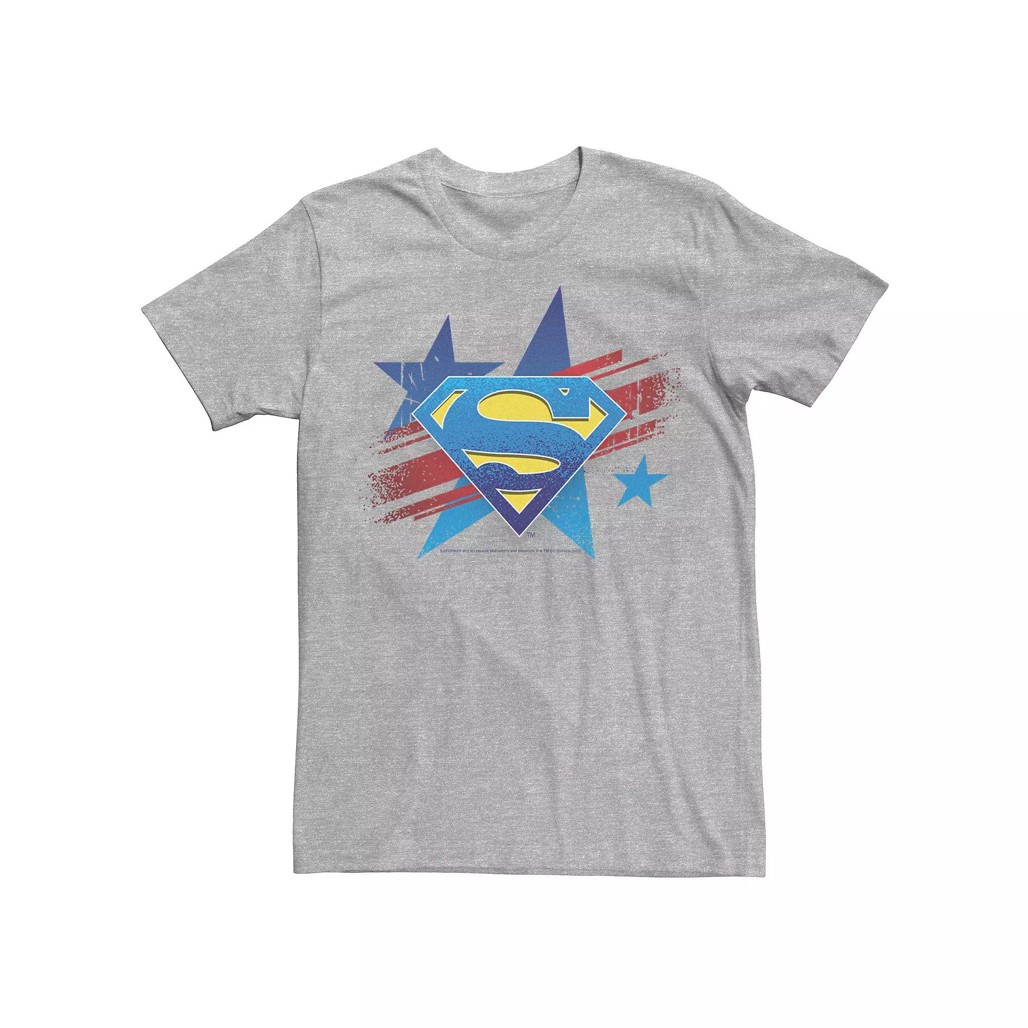 Men's DC Comics Superman Stars And Stripes Chest Logo Graphic Tee,  Product Image