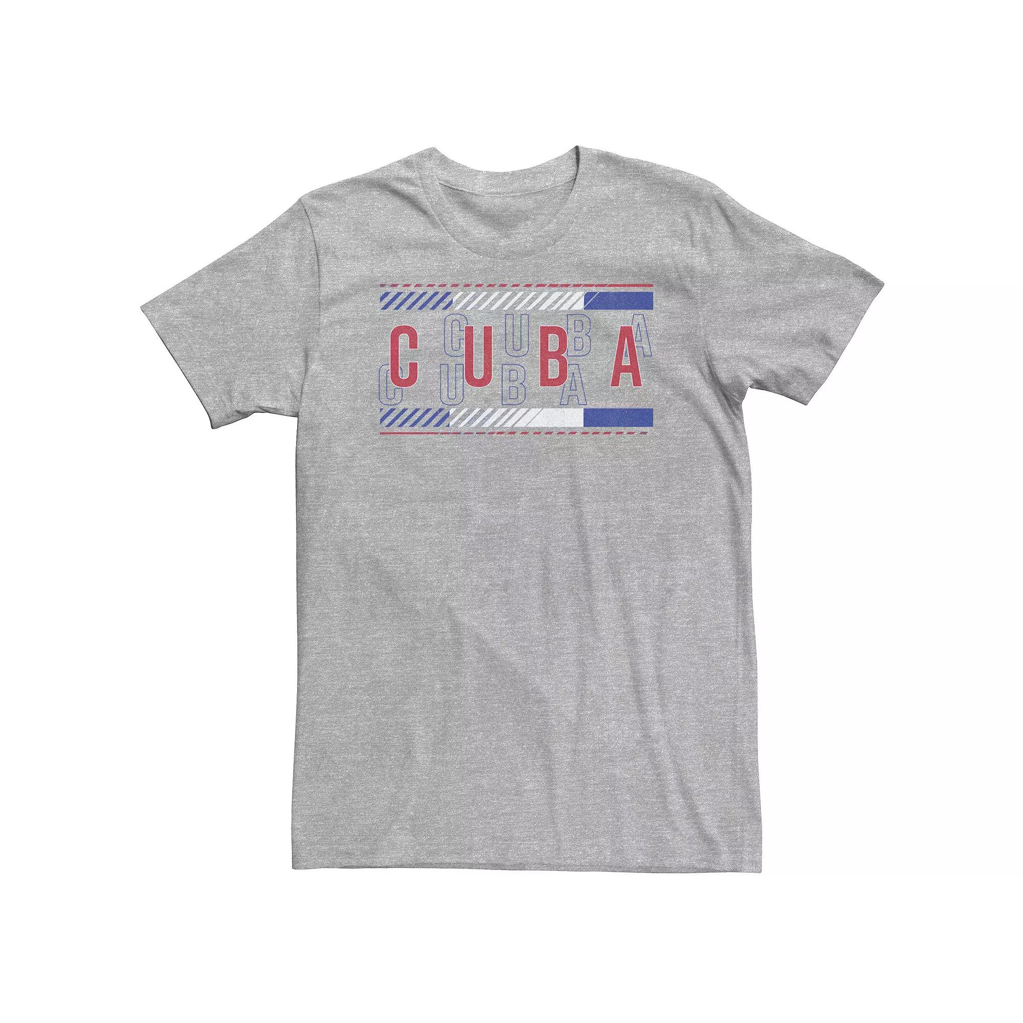 Big & Tall Fifth Sun Cuba Text Overlay Tee, Men's,  Product Image