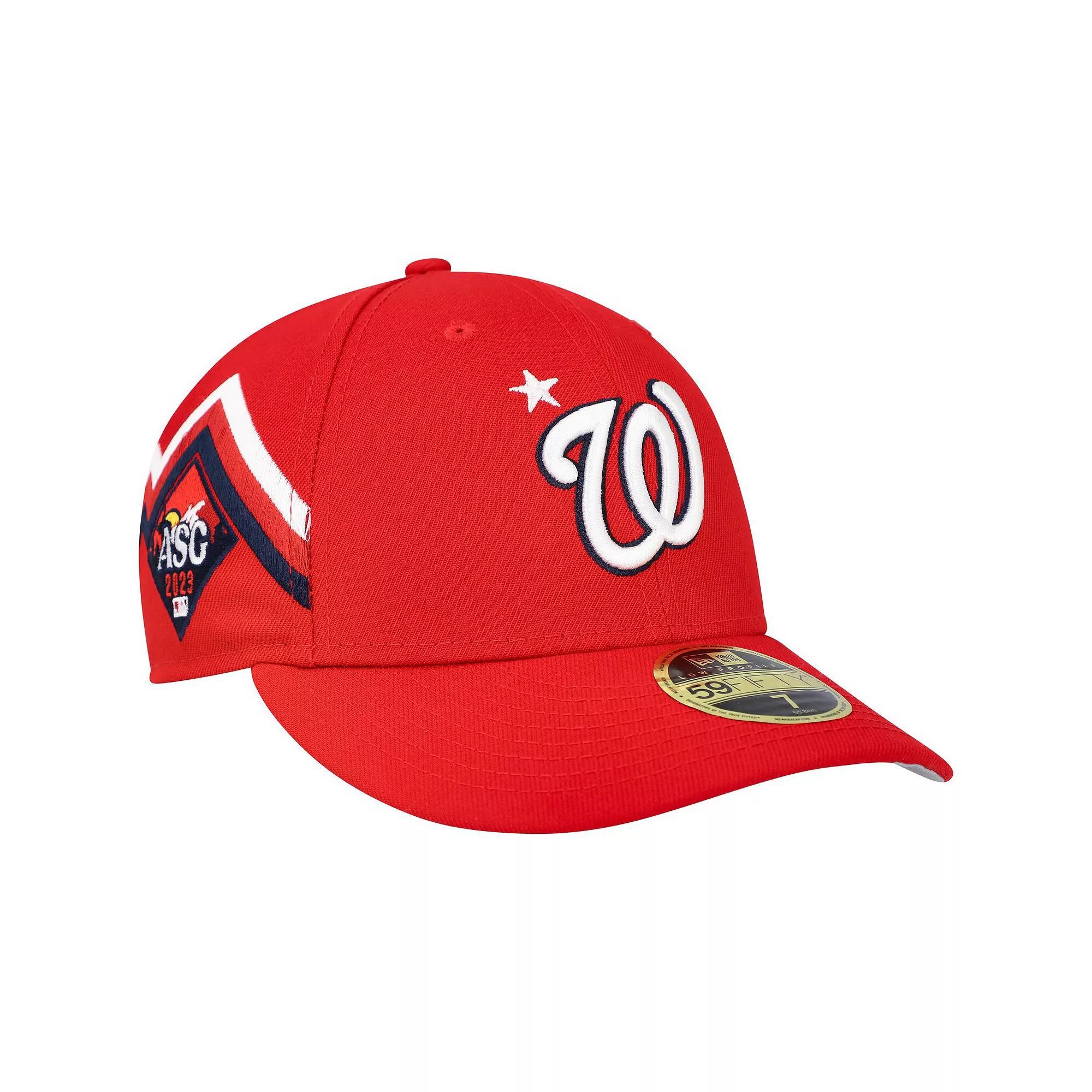 Men's New Era  Red Washington Nationals 2023 MLB All-Star Game Workout Low Profile 59FIFTY Fitted Hat, Size: 7 1/2 Product Image