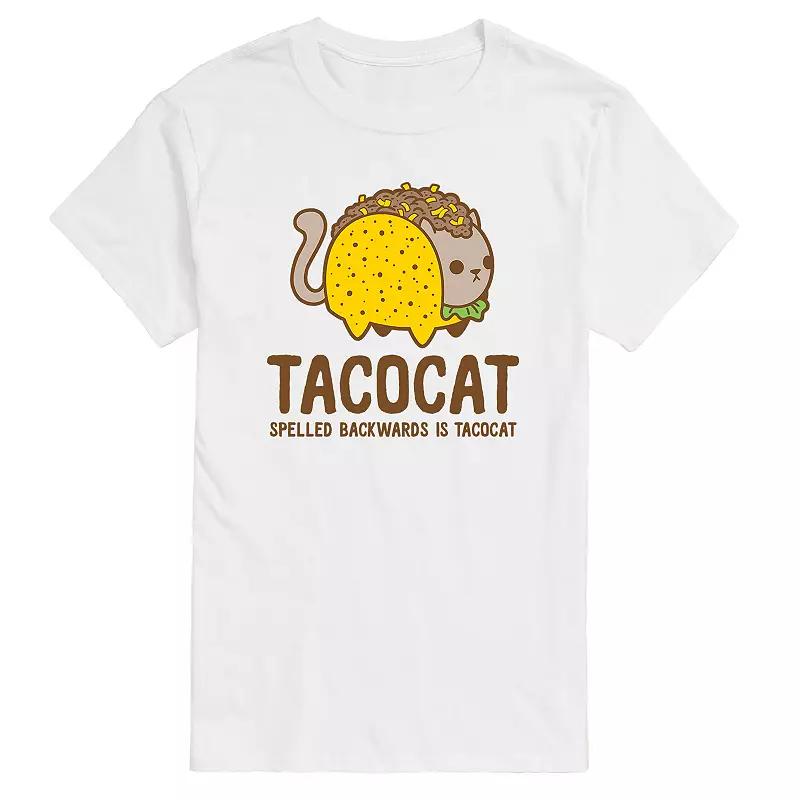 Mens Tacocat Spelled Backwards Graphic Tee Product Image