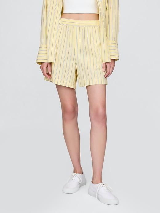 Organic Cotton Poplin Boxer Shorts Product Image