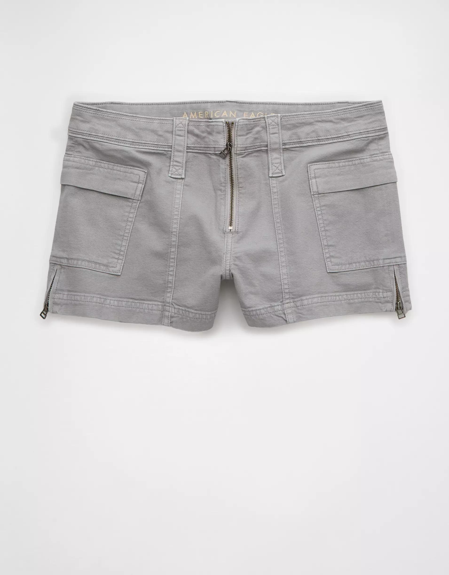 AE Stretch Low-Rise Cargo Short Short Product Image