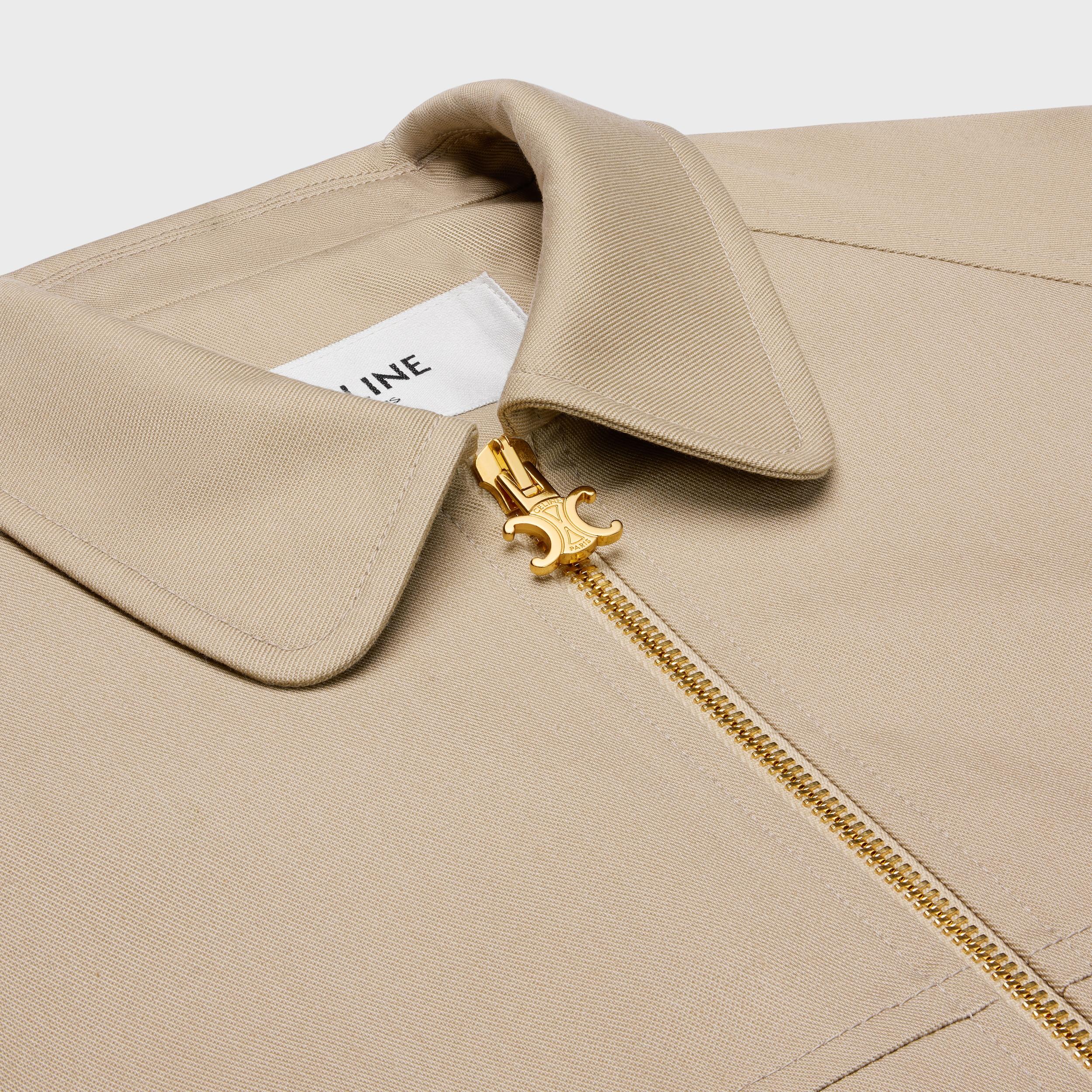 triomphe blouson jacket in cotton gabardine Product Image