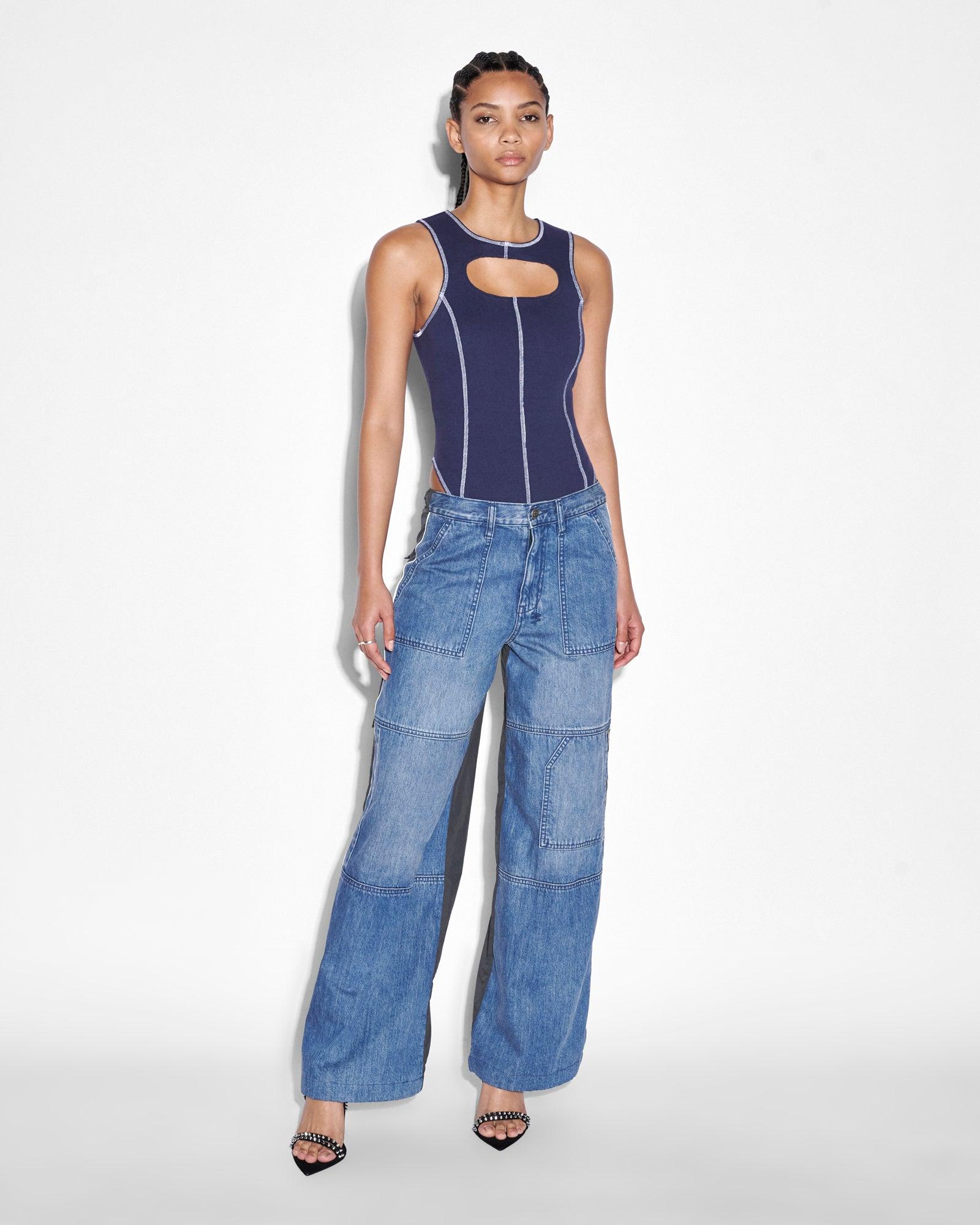 BAGGY JEAN NYLON SPLICE Female Product Image