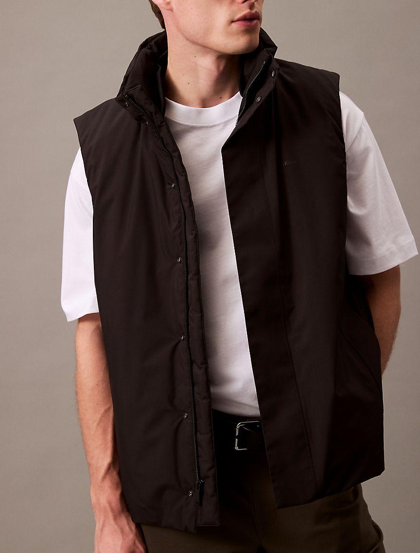 Tech Hooded Puffer Vest Product Image