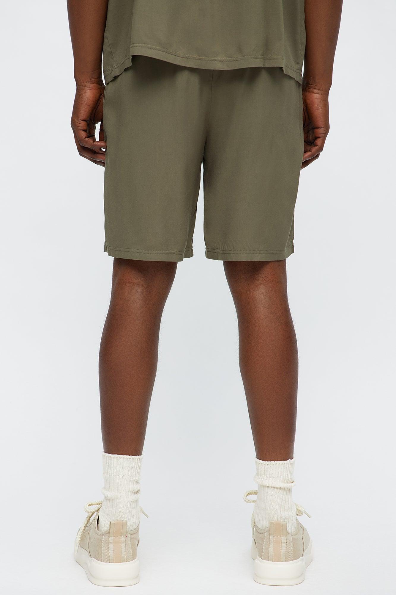Relaxed Coach Shorts - Brown/combo Male Product Image