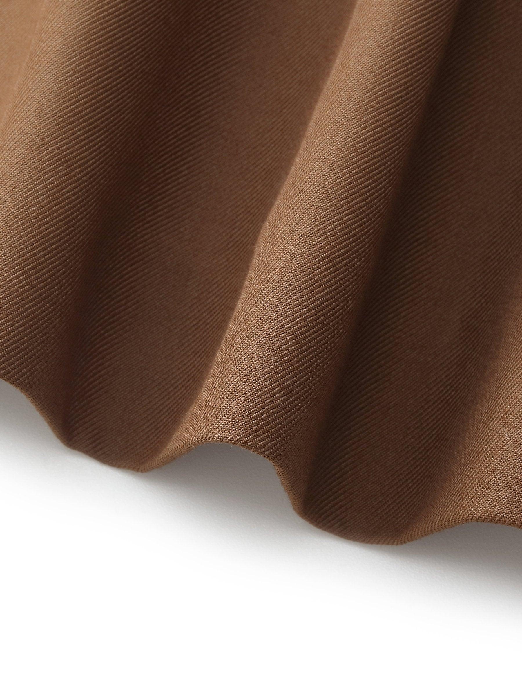 Shirt Dress And Adjustable Waist Skirt Two-Piece Set Product Image