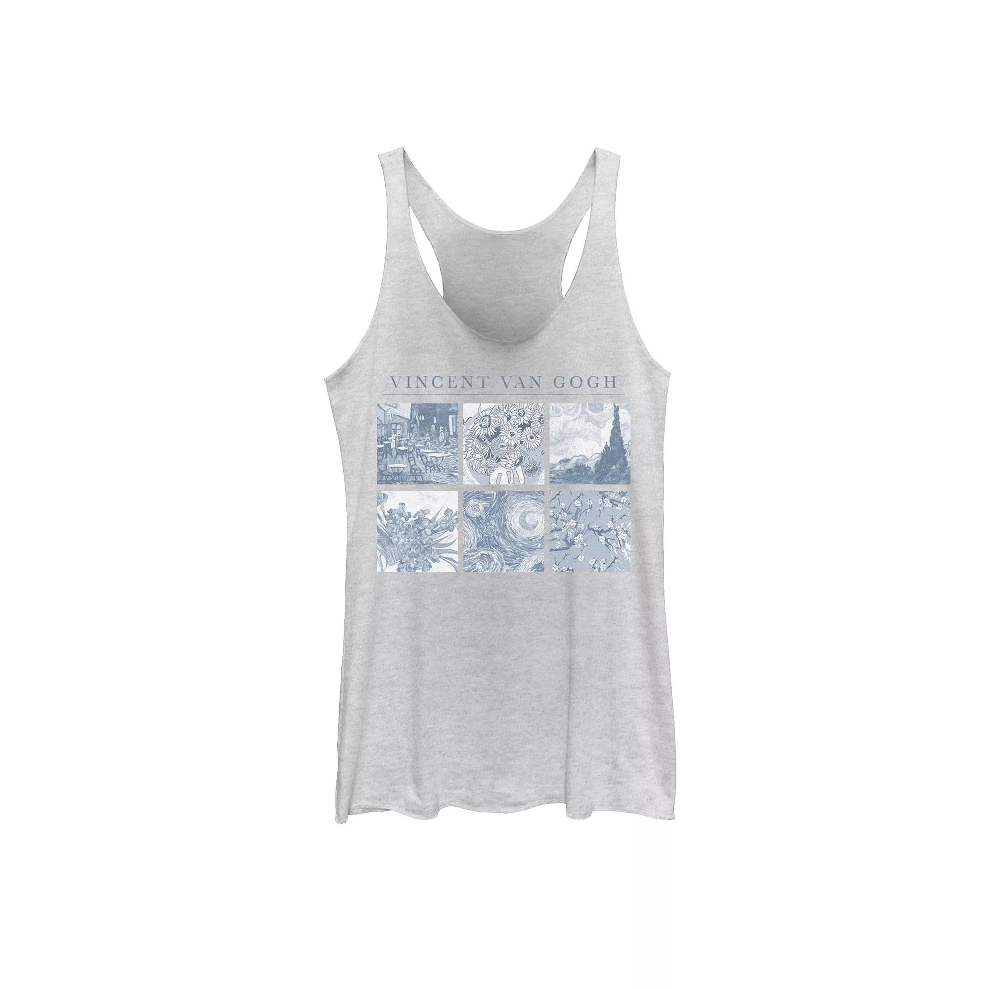 Juniors' Trendy Vincent van Gogh Blue Panels Tank Top, Girl's,  Product Image
