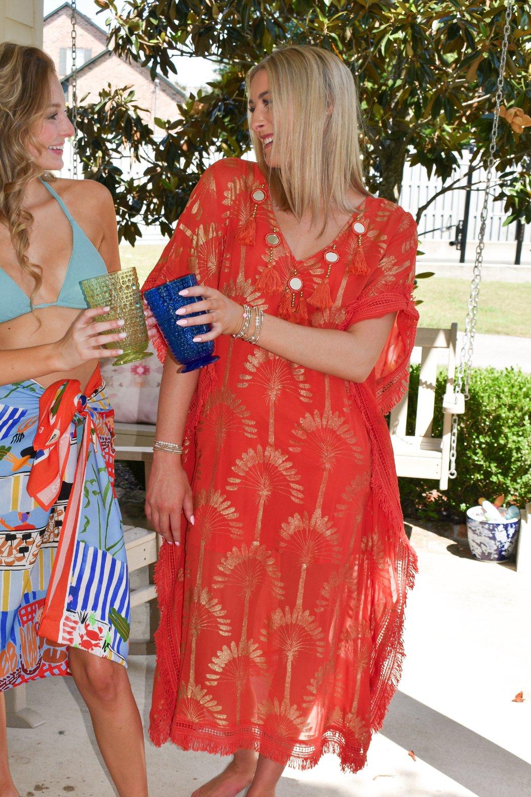 "Sunset" Foil Kaftan Product Image