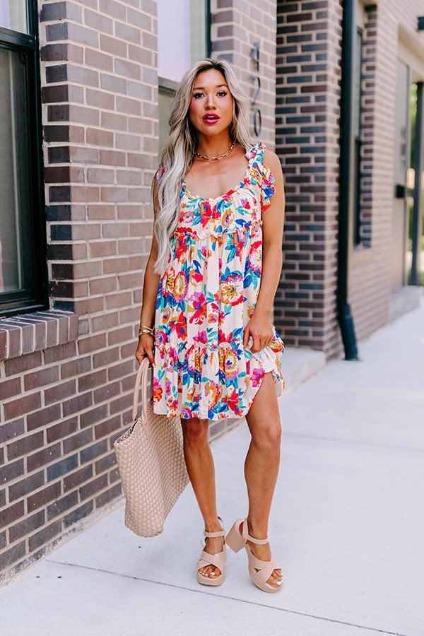 Beyond A Memory Shift Dress In Cream Product Image