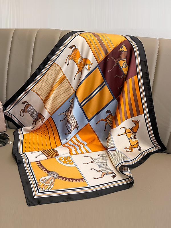 Square Animal Printed Scarfs&Hats Product Image