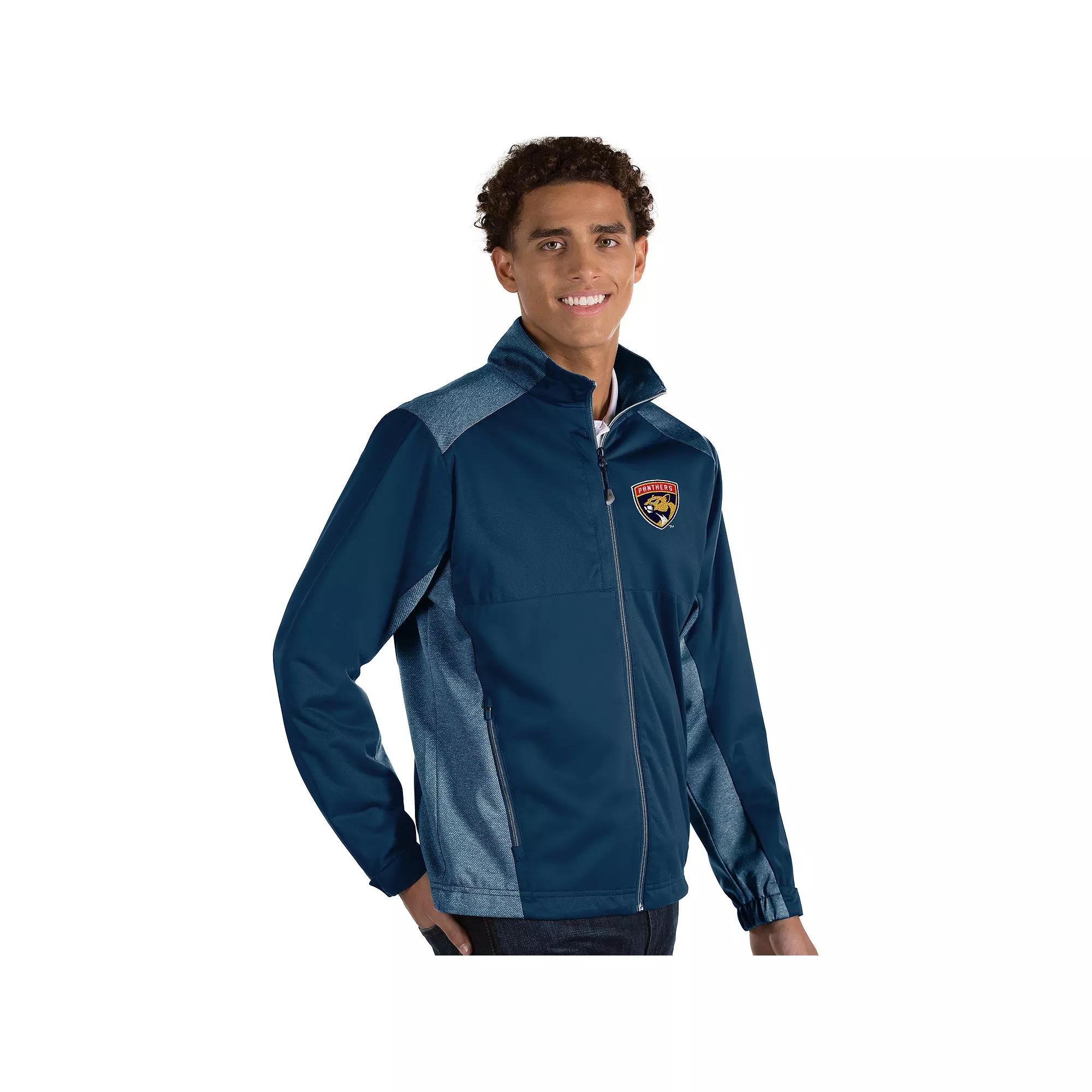 Antigua Men's Revolve Florida Panthers Full Zip Jacket, Size: Medium, Pnt Blue Product Image