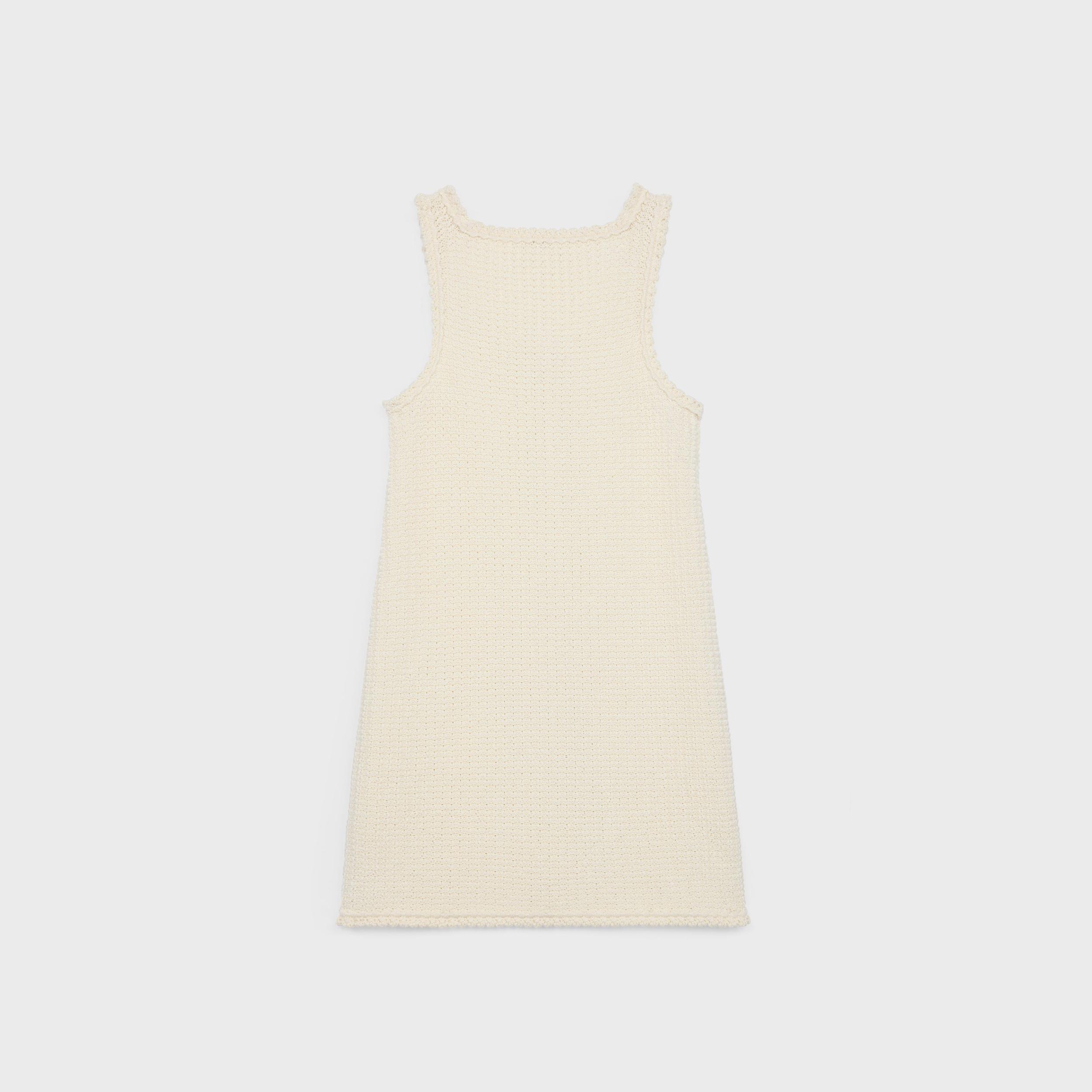 mini apron dress in cotton Product Image