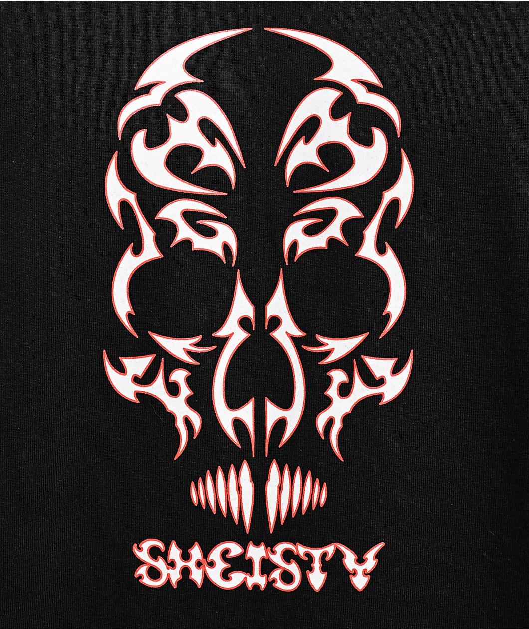 Sheisty Face Tat Black T-Shirt Product Image
