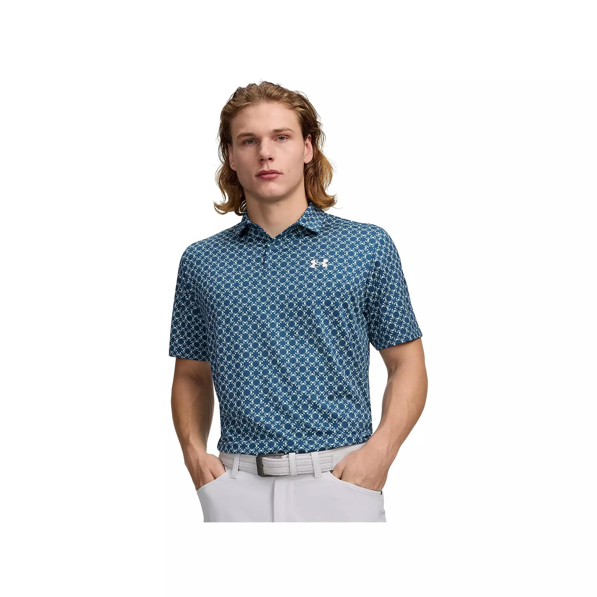 Men's Under Armour Matchplay Printed Polo,  Product Image