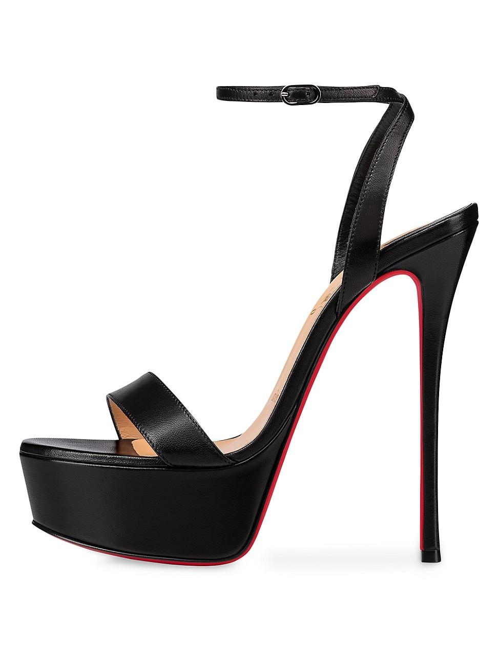 Loubi Queen Red Sole Platform Sandals Product Image