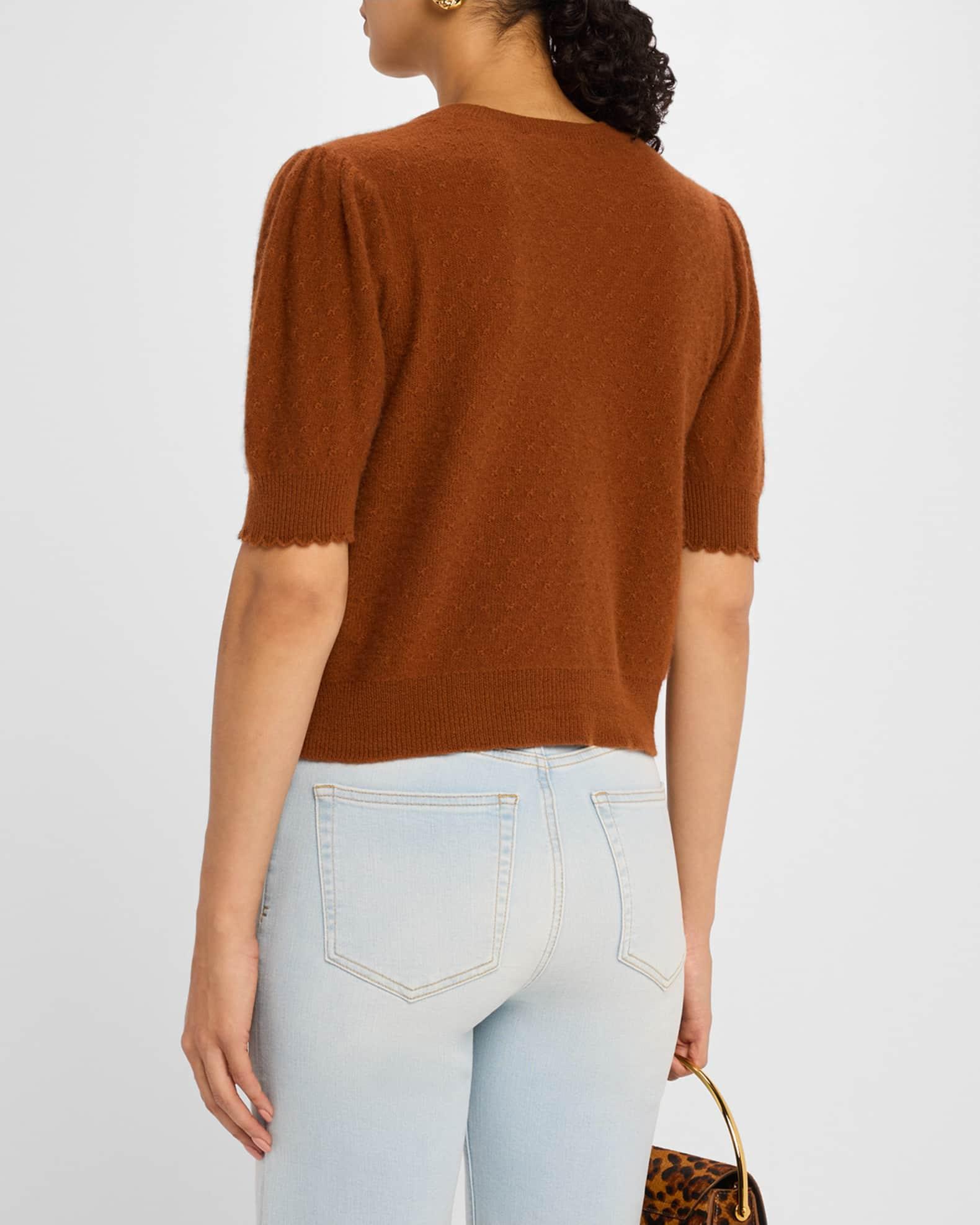 The Cashmere Pointelle Cardigan Product Image