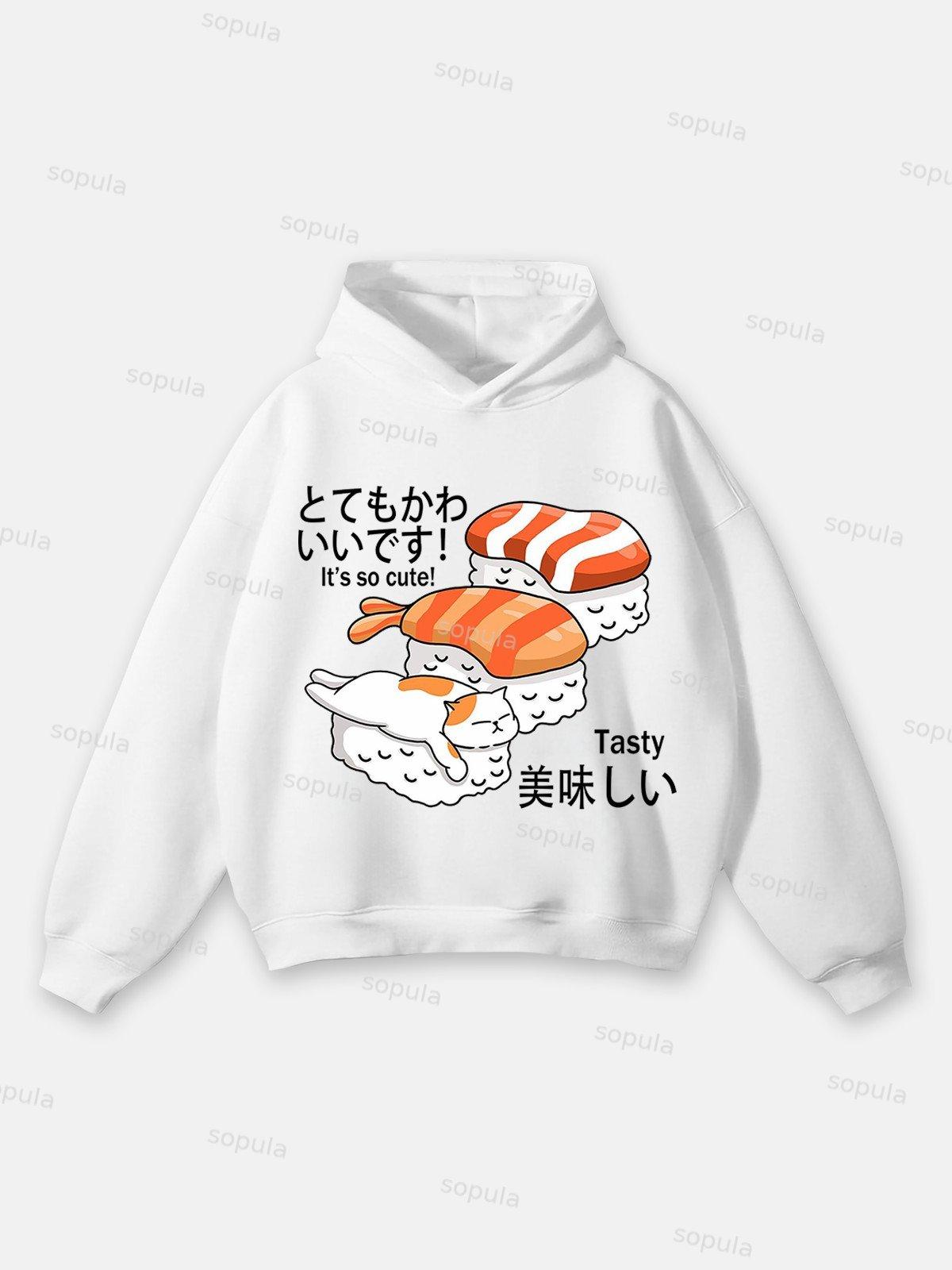 Sopula Japan Sushi Graphic Hoodie Product Image