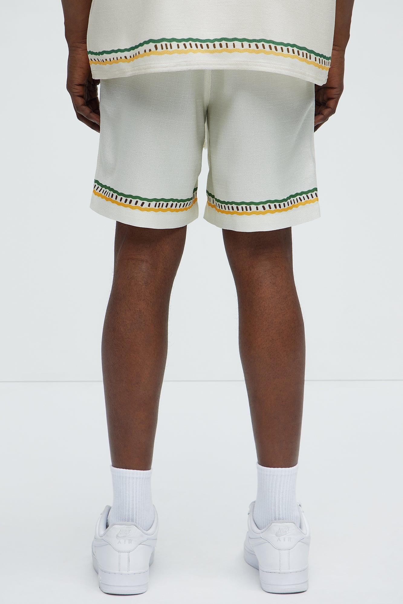 Malibu Beach Relaxed Shorts - Natural/Combo Product Image