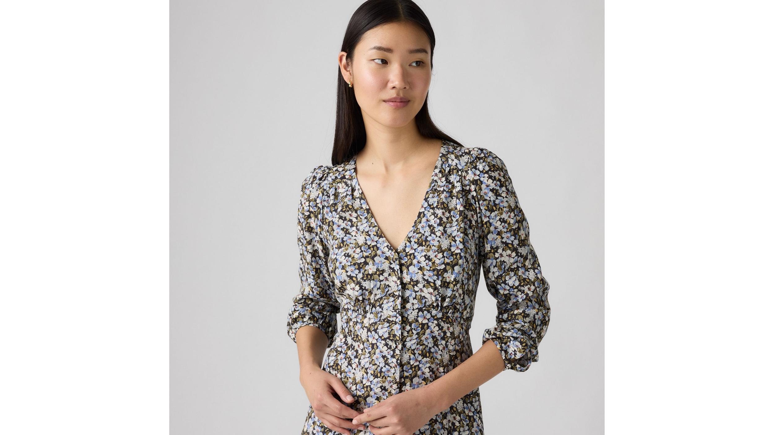 Sarina Long Sleeve Midi Dress Product Image