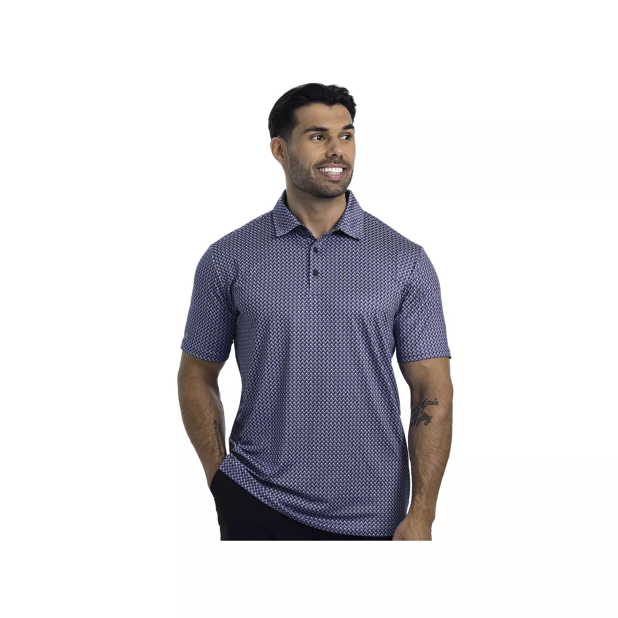 Men's Antigua Streak Polo, Size: XXL, Blue Radiance Product Image