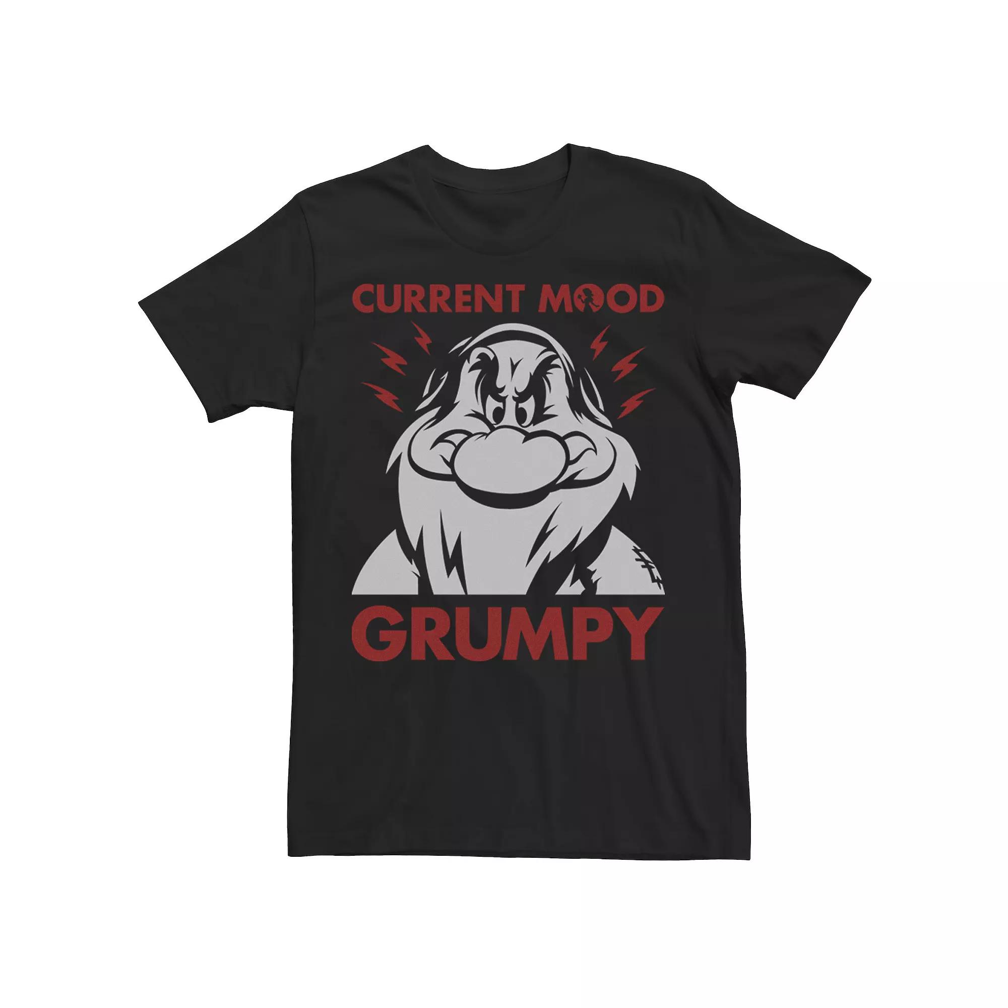 Disney's Snow White Grumpy Men's Current Mood Portrait Tee,  Product Image