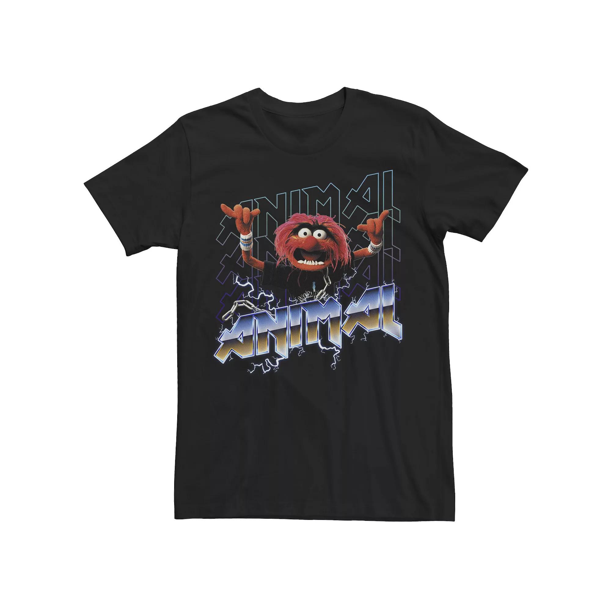 Men's Muppet Animal Metal Poster Tee,  Product Image