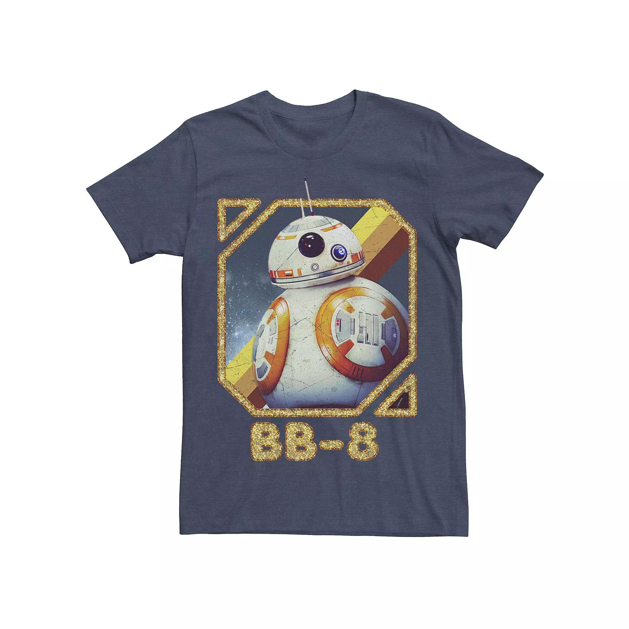 Men's Star Wars BB-8 Vintage Portrait Poster Tee,  Product Image