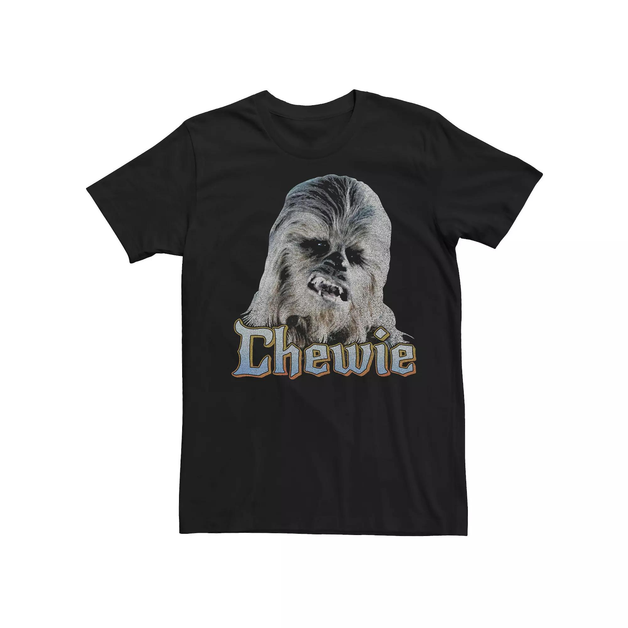 Men's Star Wars Chewie Dark Portrait Tee,  Product Image