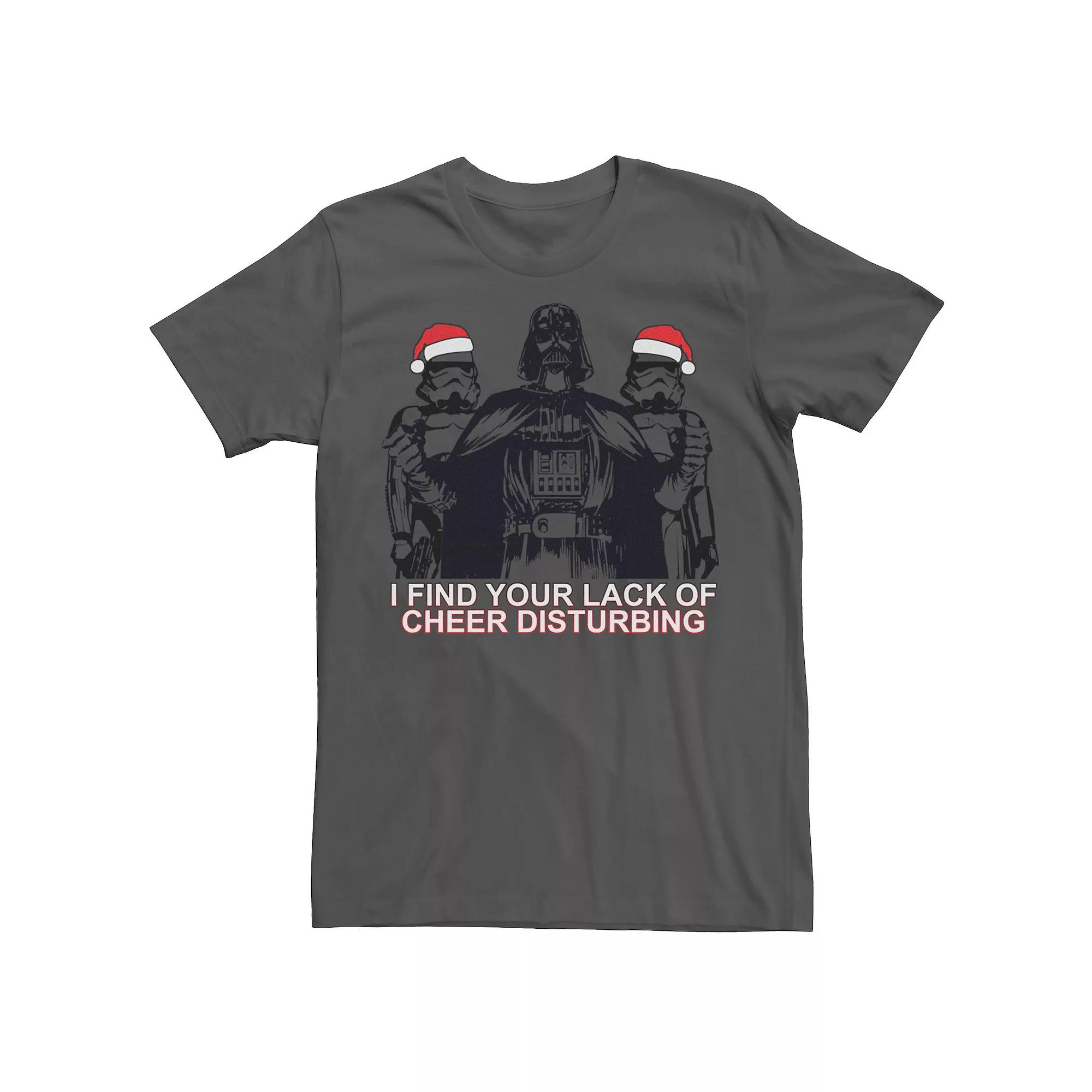 Men's Star Wars Vader Santa Troopers Christmas Tee,  Product Image
