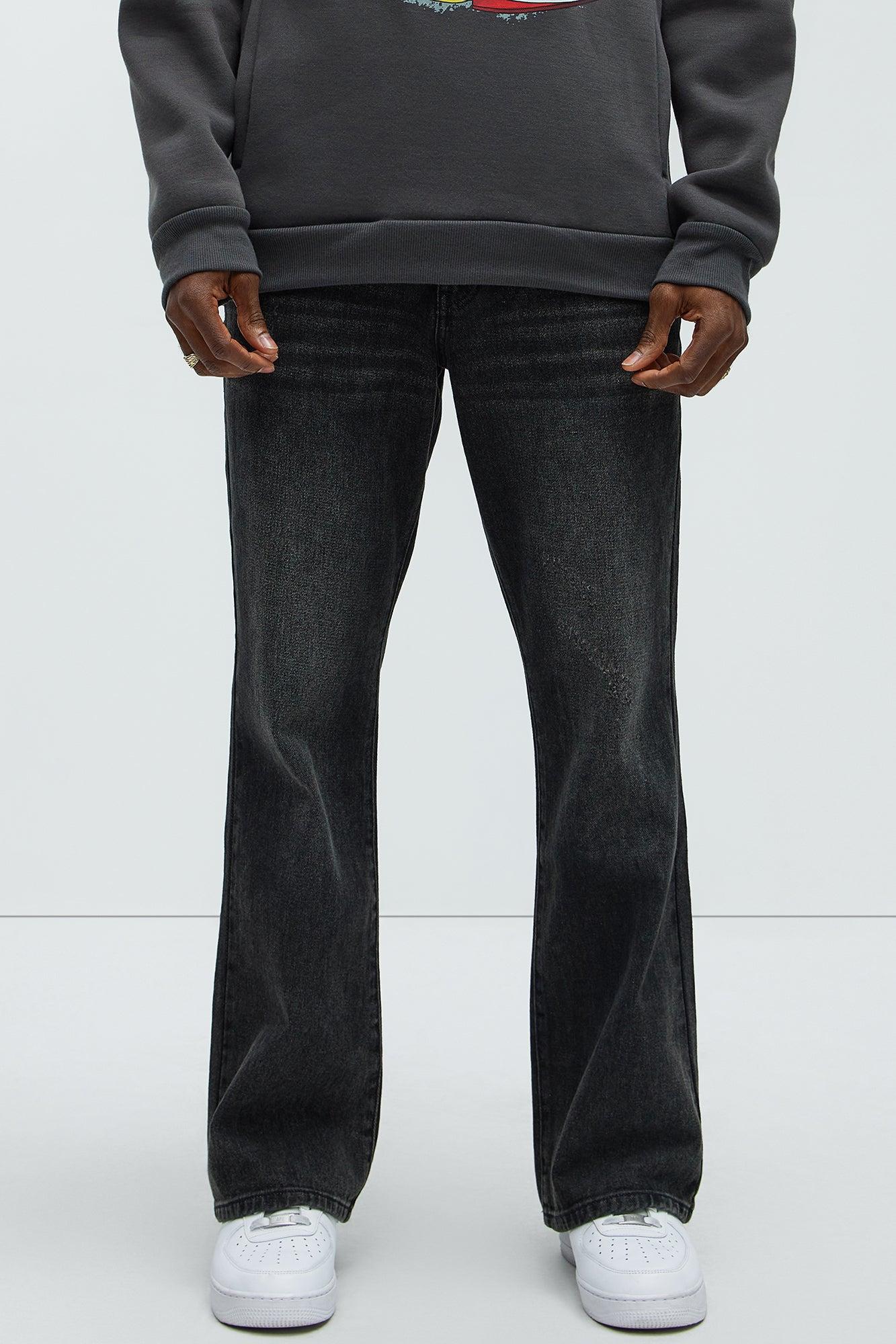 Brayton Distressed Bootcut Jeans - Black Wash Product Image