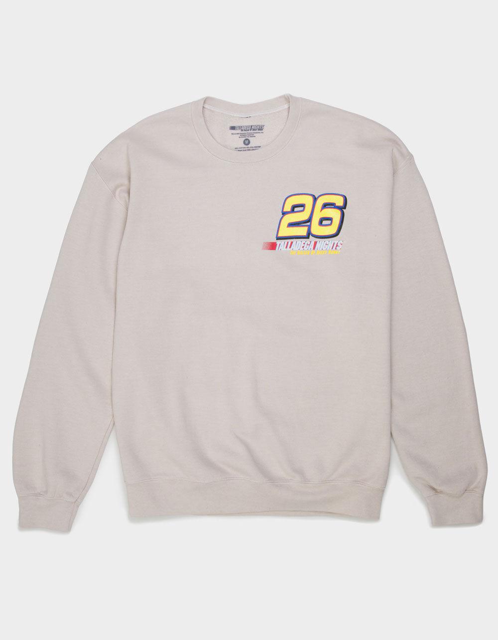 TALLADEGA NIGHTS Mens Crewneck Sweatshirt - OATMEAL Product Image