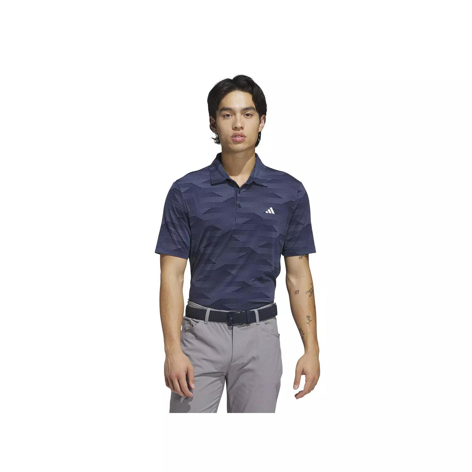 Men's adidas Ultimate365 Speed Stripe Golf Polo Shirt,  Product Image