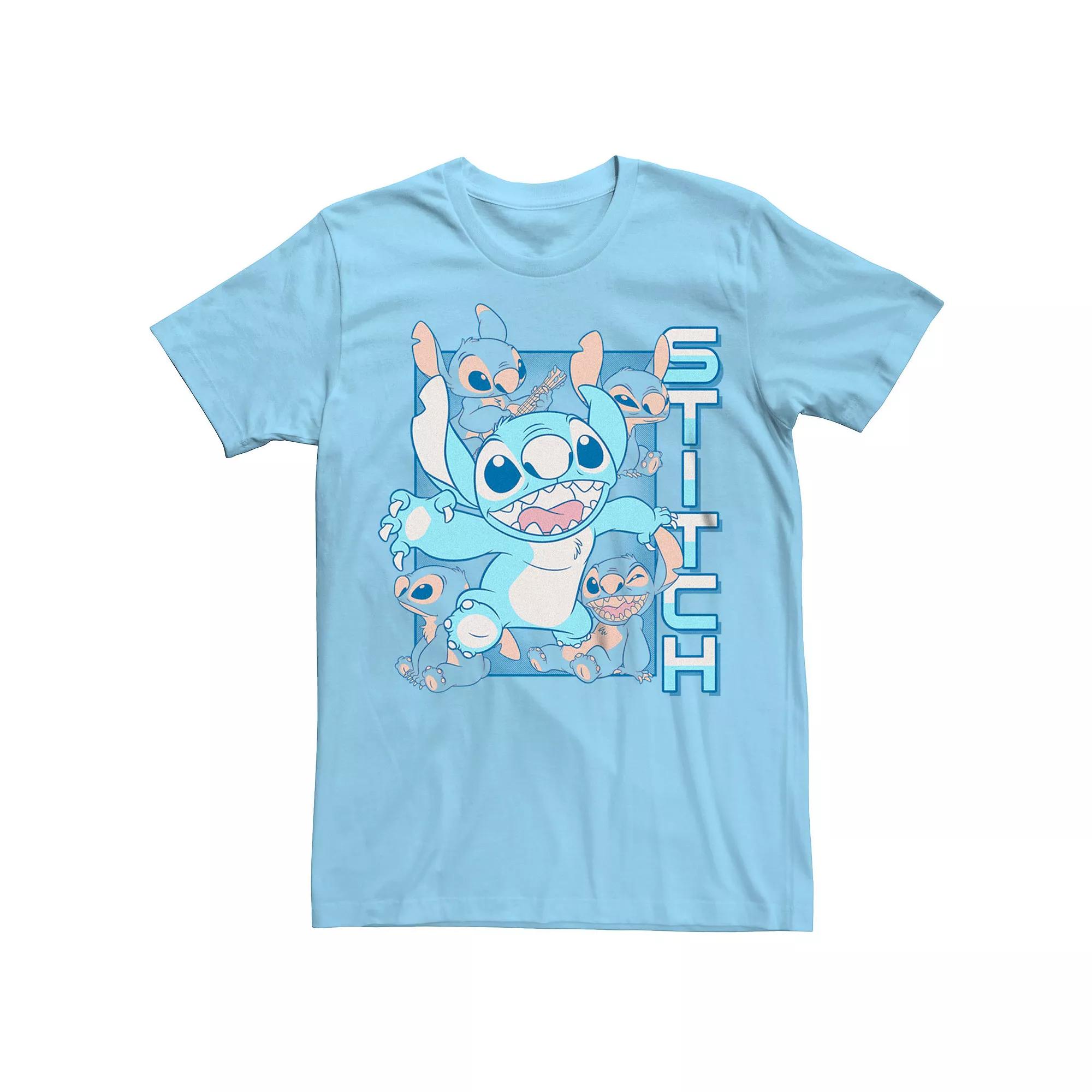 Men's Disney's Lilo & Sitch Stich's Many Moods and Faces Tee,  Product Image