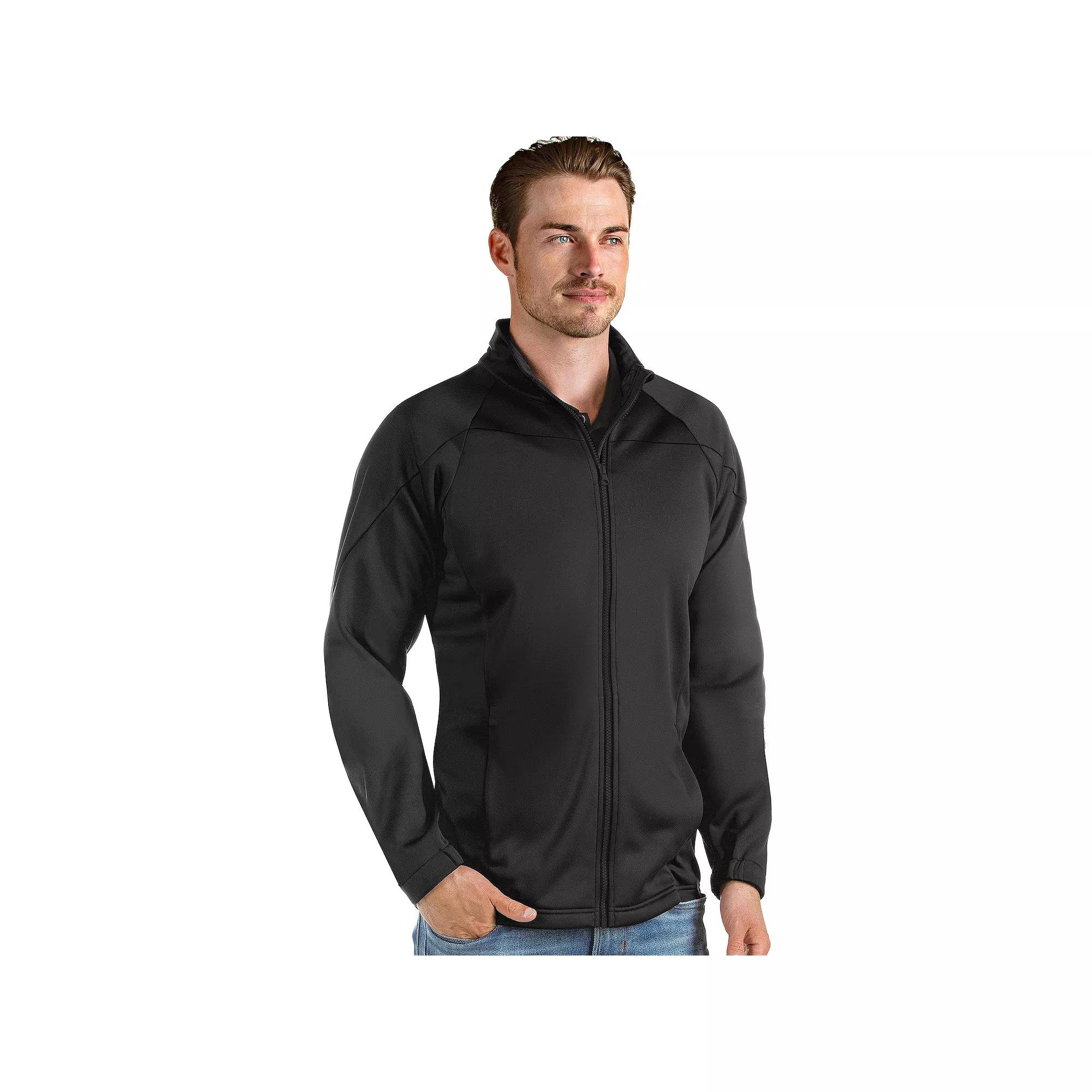 Men's Antigua Links Golf Jacket, Size: XL, Black Product Image