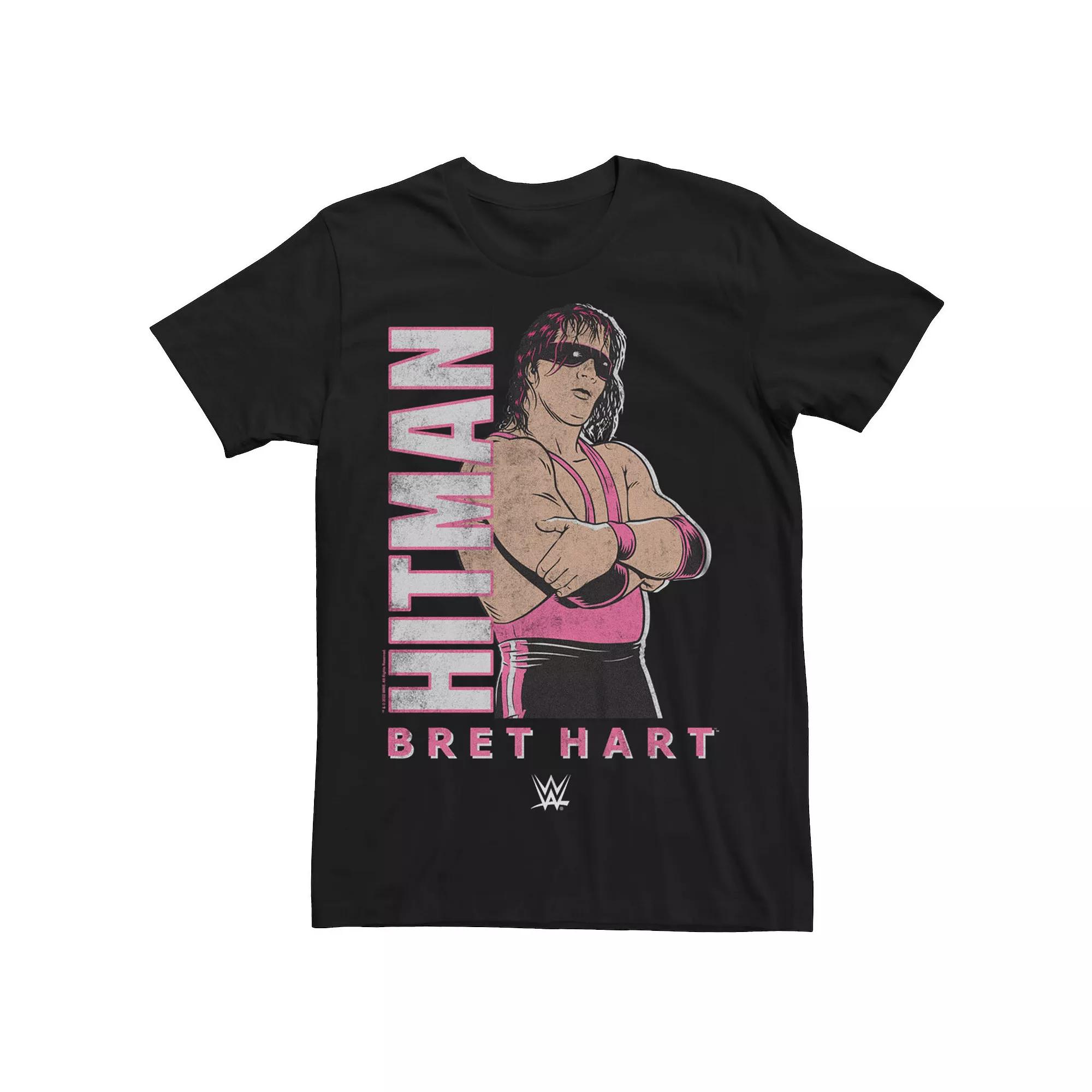 Big & Tall WWE Retro Hitman Bret Hart Graphic Tee, Men's,  Product Image